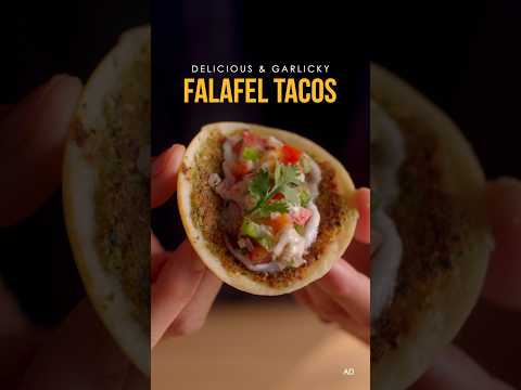 Delicious & Garlicky Falafel Tacos at home | Chef Sanjyot Keer #Ad