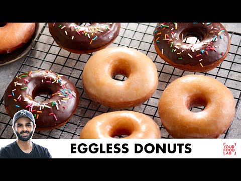 Eggless Donuts Recipe | Soft Fluffy Easy | एगलेस डोनट्स की रेसिपी | Chef Sanjyot Keer
