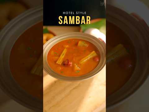 Hotel Style Sambar Recipe at Home From Scratch | Chef Sanjyot Keer #shorts