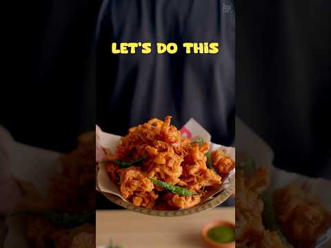 Kanda Bhaji at home 🔥 #shorts #ytshorts