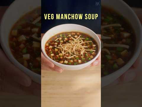 Veg Manchow Soup Recipe | Quick & Easy Restaurant Style Soup | Chef Sanjyot Keer