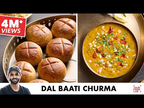 Dal Baati Churma Recipe | स्वादिष्ट दाल बाटी चूरमा | Chef Sanjyot Keer