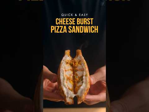 Cheese Burst Pizza Sandwich Recipe | Chef Sanjyot Keer